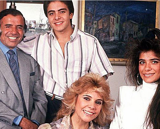 La por entonces primera familia de la República Argentina.