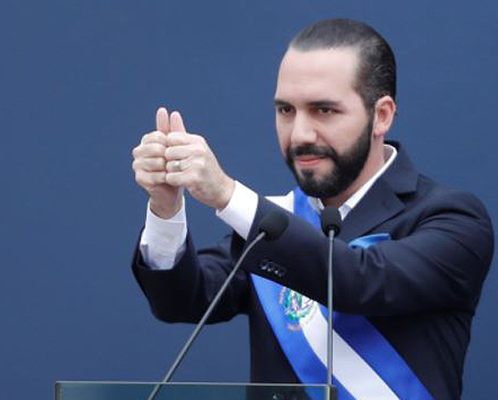 Bukele quiere ir a la vanguardia con El Salvador.