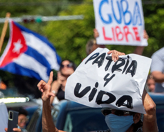 Las protestas en Cuba fueron avaladas desde Estados Unidos.