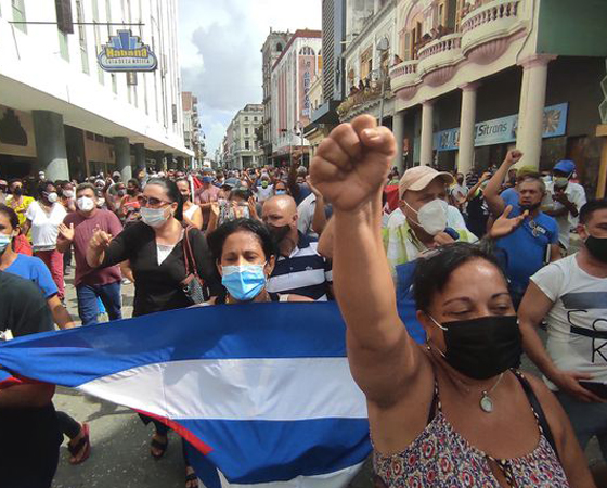 Las protestas contra el régimen cubano sorprendieron al mundo.