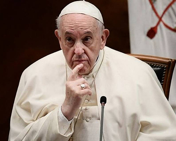 Las palabras del Papa llamaron la atención.