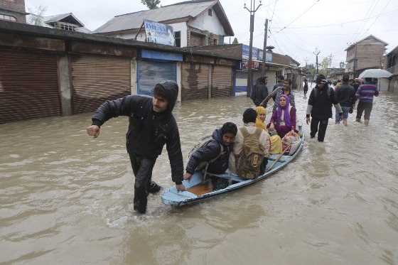 Foto de lo que está ocurriendo con las inundaciones en la provincia de Punyab (Pakistán)