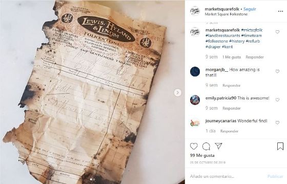 Encuentran carta de antes de la Primera Guerra Mundial.