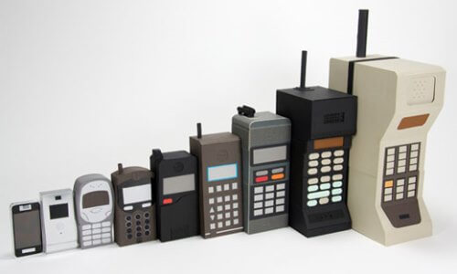 a evolución-teléfono-celular-móvil