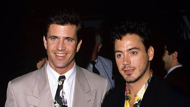 Mel Gibson y Robert Downey Jr.