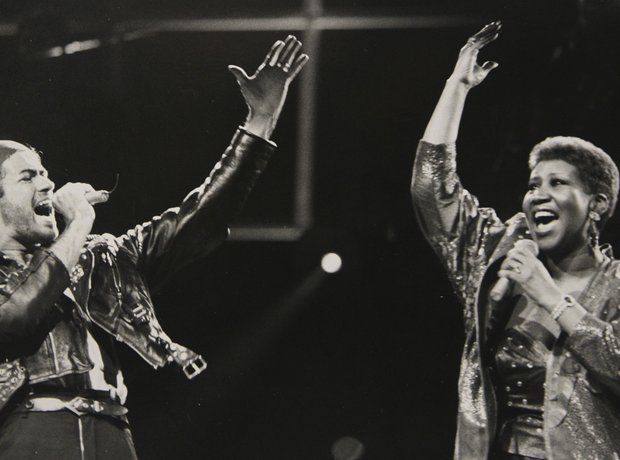 Aretha Franklin y George Michael