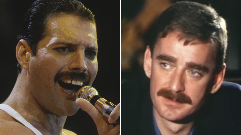 Freddie Mercury y Paul Prenter.
