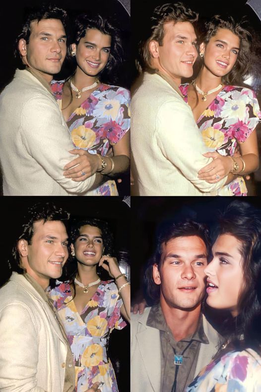 Patrick Swayze and Brooke Shields attend the Party to Celebrate the Summer 1986