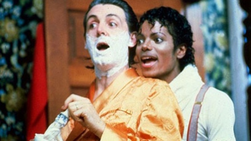 Paul McCartney y Michael Jackson