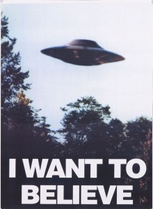 Poster I want to believe