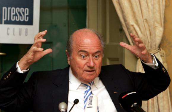 El ex presidente de la FIFA Joseph Blatter, quien reconoció haberle pagado supuestos sobornos al árbitro nigeriano Lucien Bouchardeau.