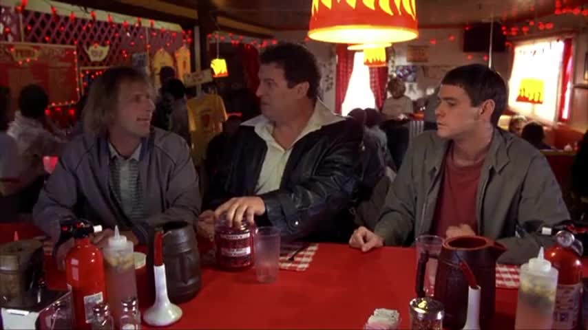 dumb and dumber escena restaurant