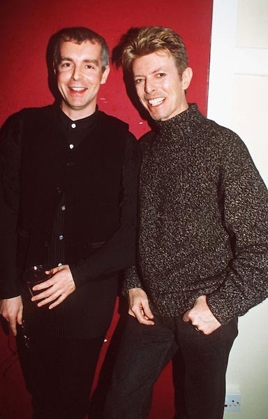 David Bowie y Neil Tennant, vocalista de los Pet Shop Boys.