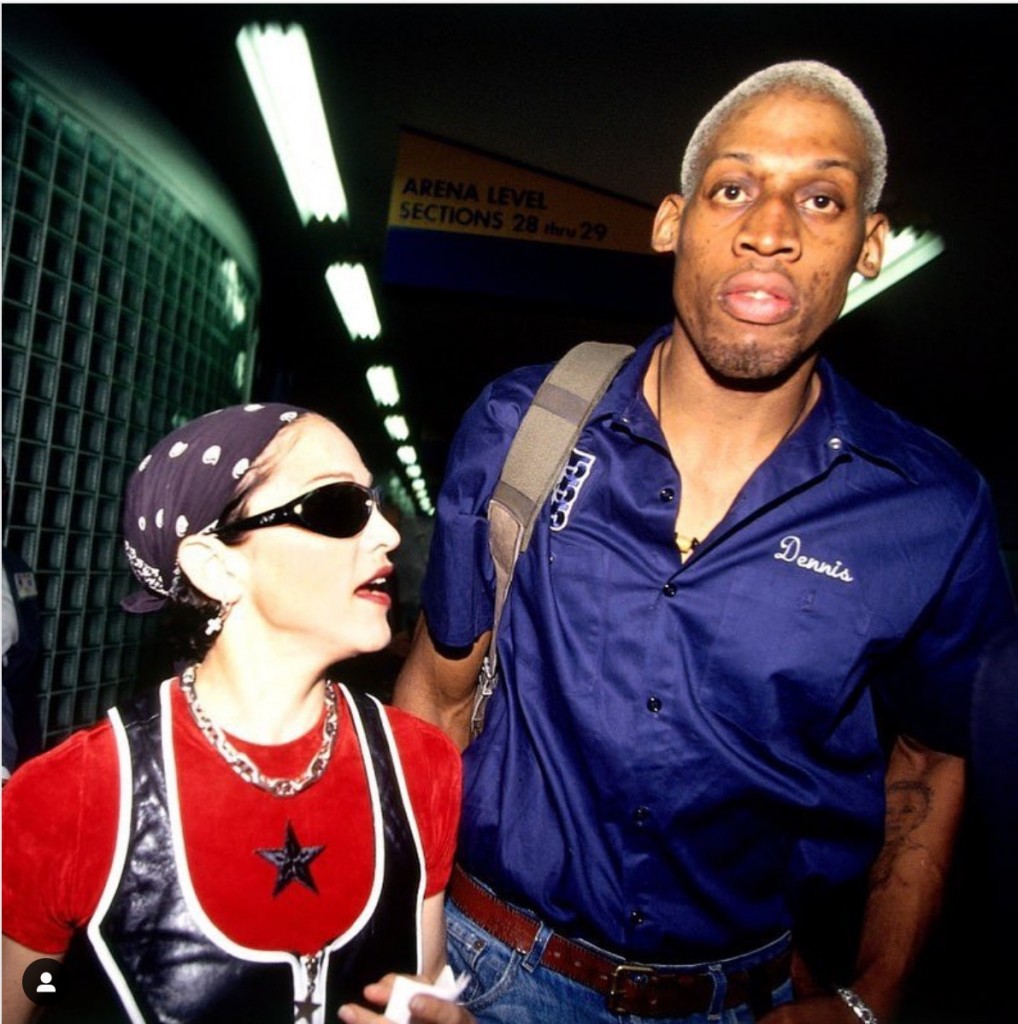 Madonna y Dennis Rodman.
