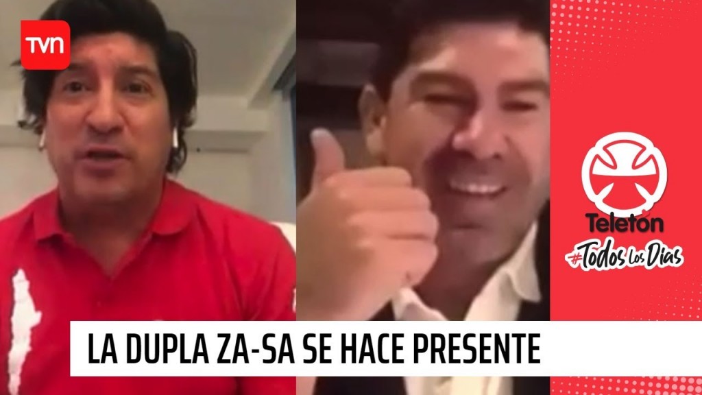 La última aparición pública de la recordada dupla Za-Sa fue a través de una videollamada en la Teletón 2020.