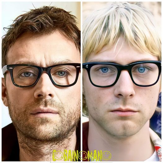 Damon Albarn y Kurt Cobain.