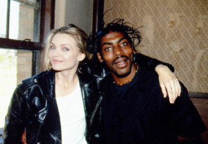 Coolio y la actriz Michelle Pfeiffer.
