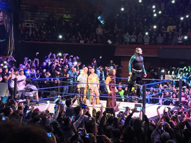 Jeff Hardy en su esperada presentación en Chile.