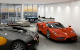 ¿Un Porsche estacionado en el living? Conoce el departamento más caro y lujoso de Miami