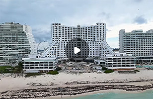 Influencer muestra c&oacute;mo luce en el abandono el que fuera uno de los hoteles de lujo m&aacute;s importantes de Canc&uacute;n