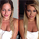 Con y sin maquillaje: modelos y actrices muestran impresionantes cambios