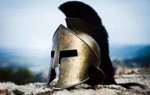 casco espartano