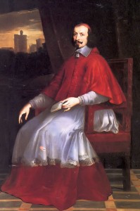El Cardenal Julio Mazarino, Primer Ministro de Francia.