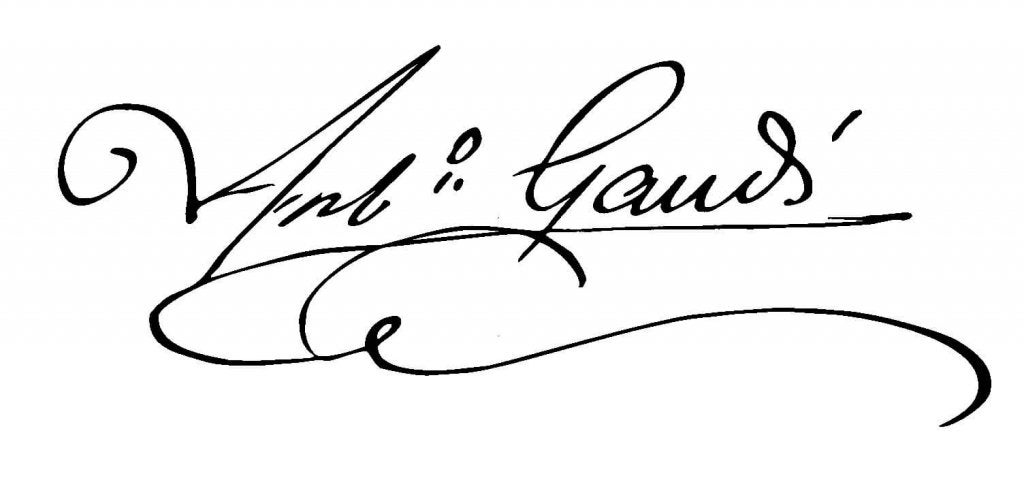 firma_gaudí