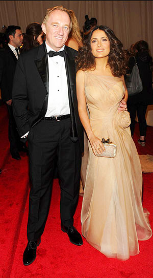 Francois-Henri Pinault y Salma Hayek Francois-Henri Pinault y Salma Hayek