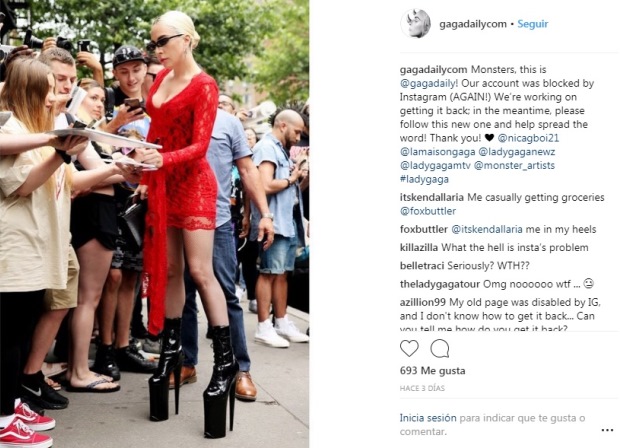 Lady Gaga vestido encaje