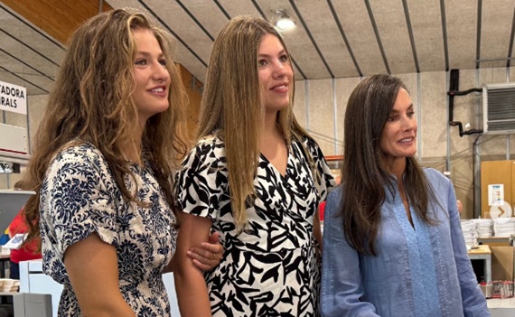 Reina Letizia, Sofía y Leonor