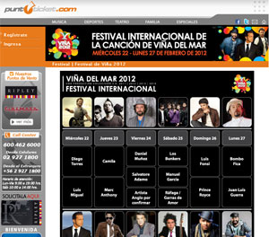 Entradas Viña2012 Entradas Viña2012