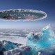 Extraño círculo aparece en lago congelado de China: Su origen genera diversas conjeturas