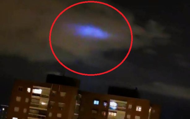 Foto: Luz vista en Madrid, Estaña. /dailystar.co.uk