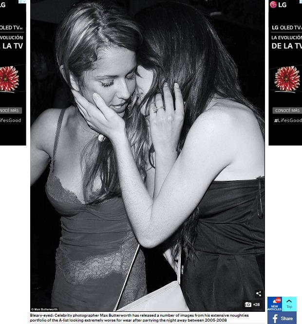 Cheryl, ex integrante de "Girls Aloud", muy cariñosa junto a otra mujer / Captura www.dailymail.co.uk