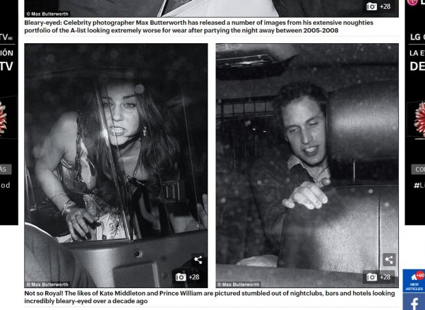 Kate Middleton y el Príncipe William / Captura www.dailymail.co.uk