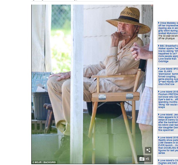 Clint Eastwood paparazzis