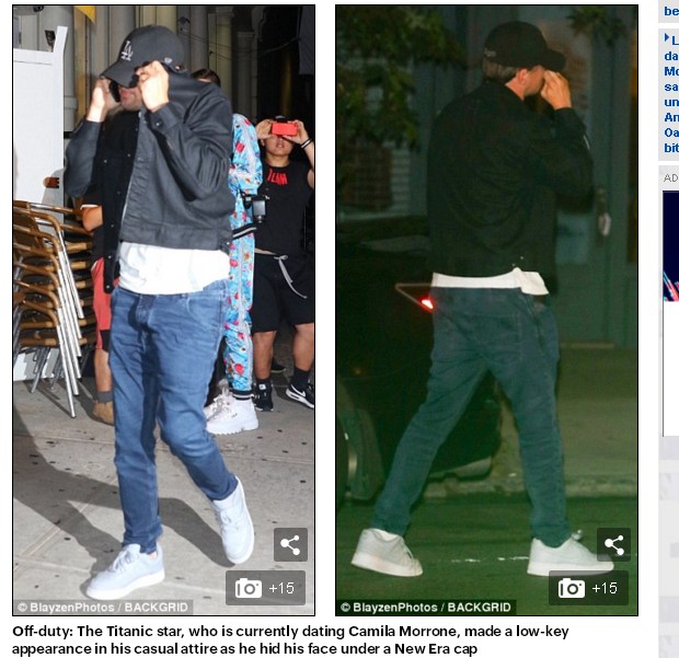 Paparazzis Leonardo DiCaprio