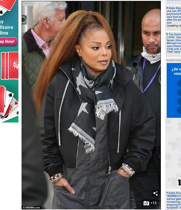 Janet Jackson bailar