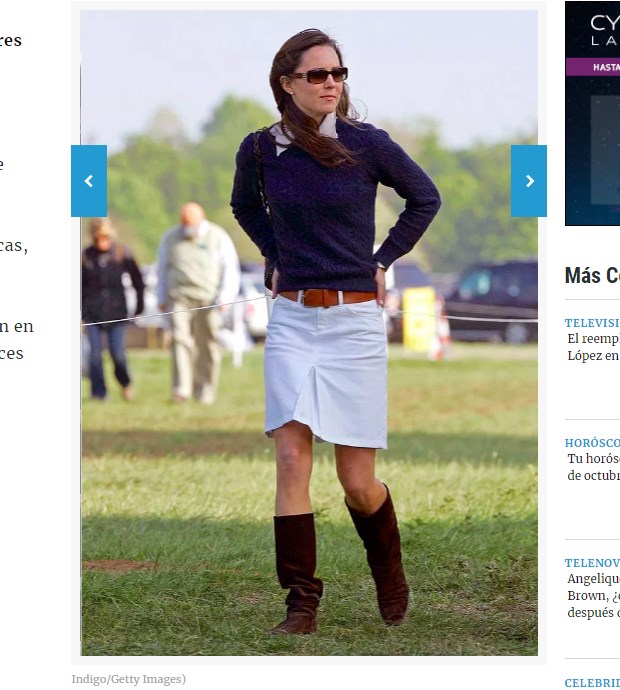 En 2007, la actual duquesa de Cambride tenía 25 años y asistía a unas pruebas hípicas en la ciudad de Badminton / Captura peopleenespanol.com