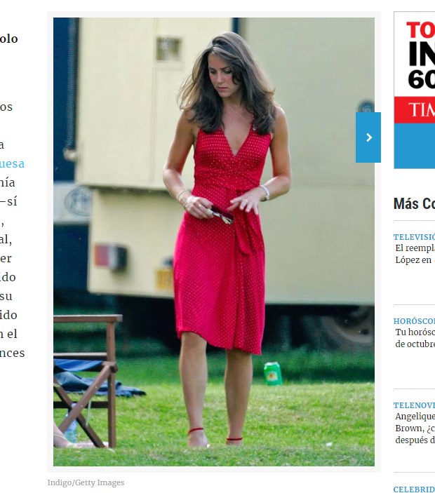 Kate Middleton asistiendo a un partido de polo / Captura peopleenespanol.com