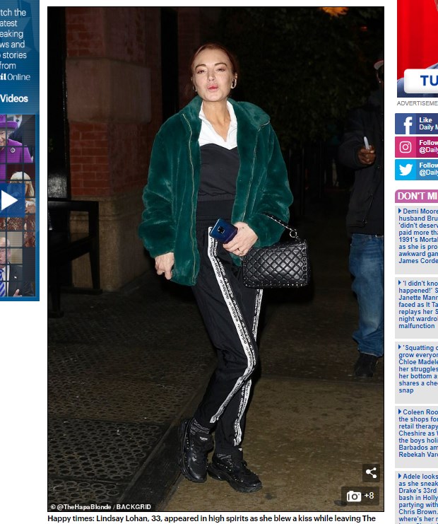 Este registro llega después de que la actriz criticara a Miley Cyrus por su relación con Cody Simpson / Captura www.dailymail.co.uk
