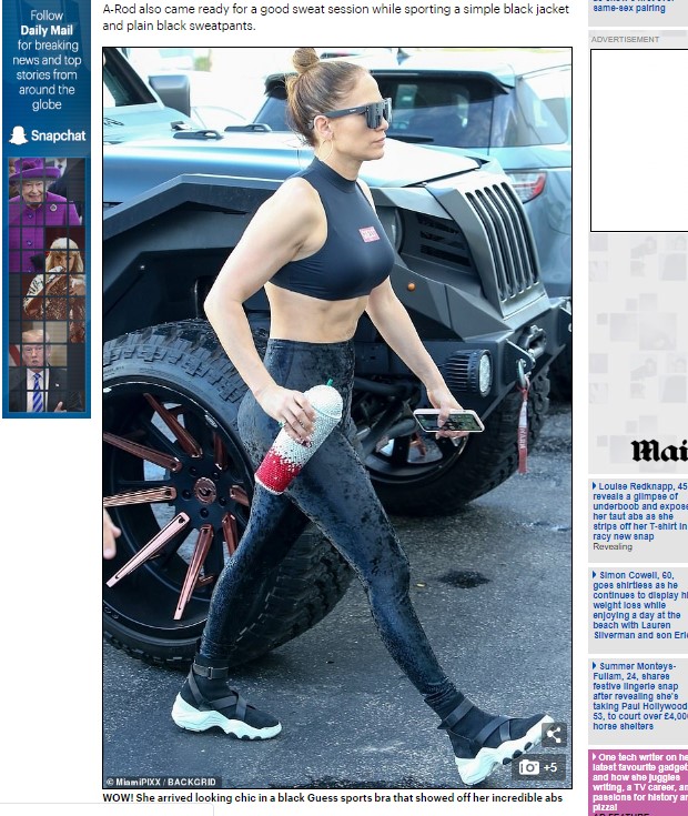 La artista se mostró muy entusiasmada con la posibilidad de actuar en el Superbowl / Captura www.dailymail.co.uk