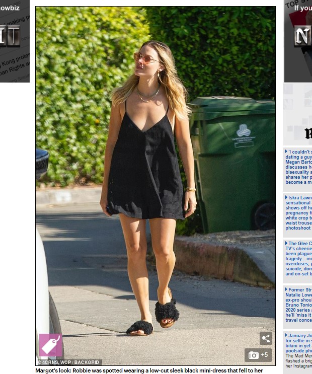 La actriz que acaba de cumpir 30 años parece sumarse a otras celebridades, quienes dejaron de lado los looks informales / Captura www.dailymail.co.uk