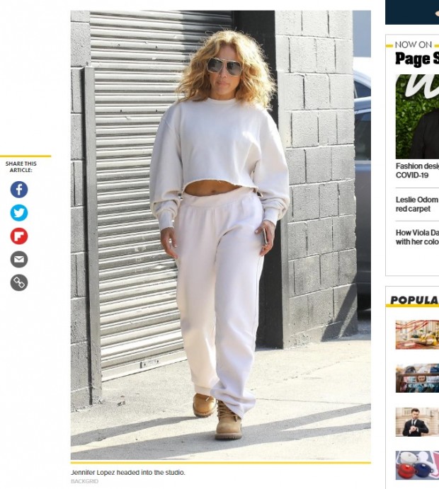 La "diva del Bronx" y su novio se habían separado tan solo 10 días atrás / Captura pagesix.com