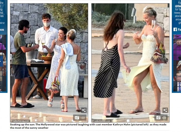 La actriz se encuentra rodando "Entre Navajas y Secretos 2" / Captura www.dailymail.co.uk