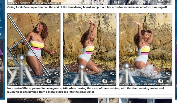 Sin embargo, como se ve en este registro, dio vuelta la página rápidamente / Captura www.dailymail.co.uk