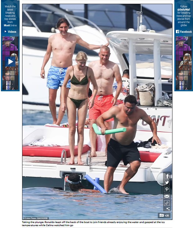 De todas formas, lo que más llamó la atención fue su aspecto físico / Captura www.dailymail.co.uk