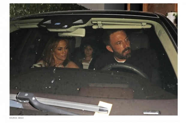 Ambos compartieron la salida con Emme, hija de JLO / Captura radaronline.com