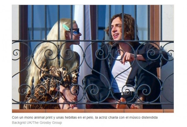 Ambos se encuentran en Venecia, donde ella presenta "Last Night in Soho", su más reciente película / Captura www.lanacion.com.ar